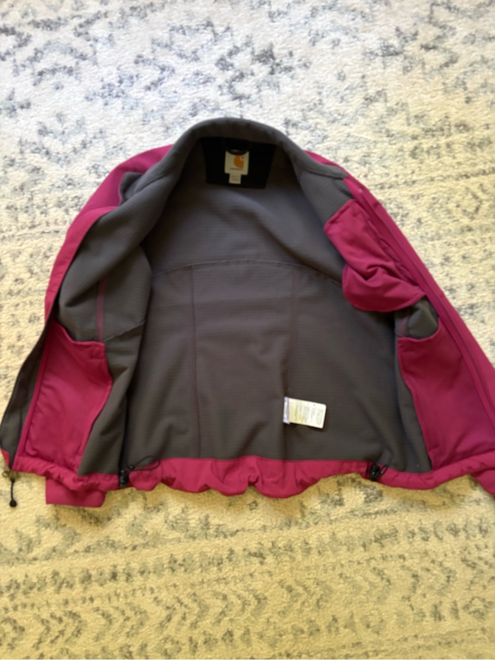 Carhartt Woman’s Raspberry Softshell Jacket - Picture 4 of 5